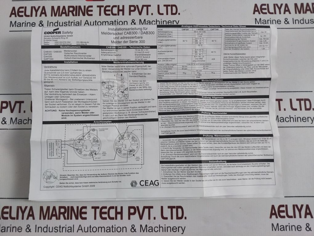 Lot Of 14X Cooper Cab300 Addressable Analogue Mounting Base