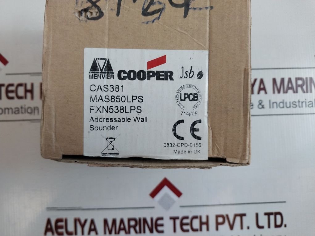 Cooper Cas381 Addressable Wall Sounder