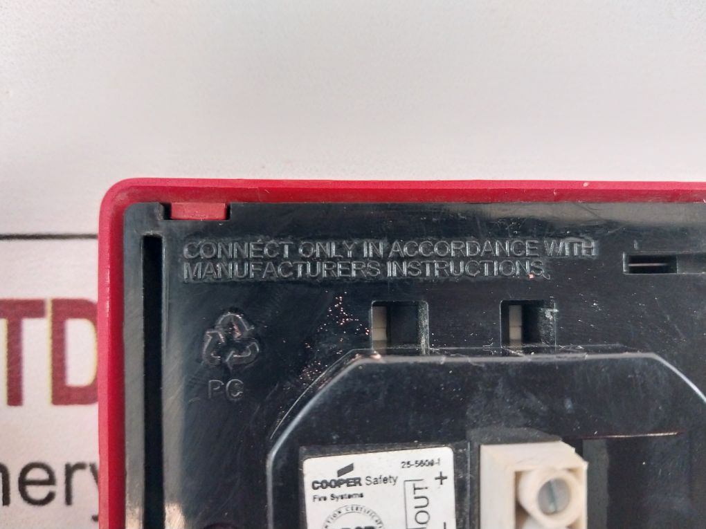 Cooper Cbg370S Fire Systems Intelligent Addressable Call Point 