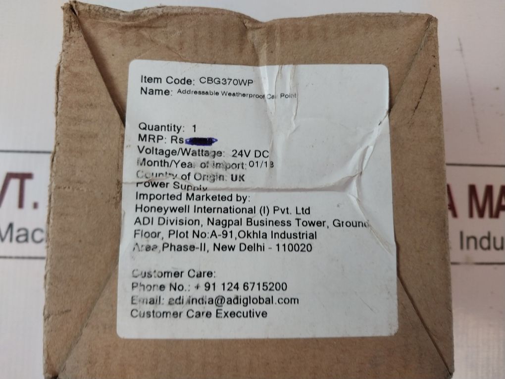 Cooper Cbg370Wp Addressable Call Point Weatherproof