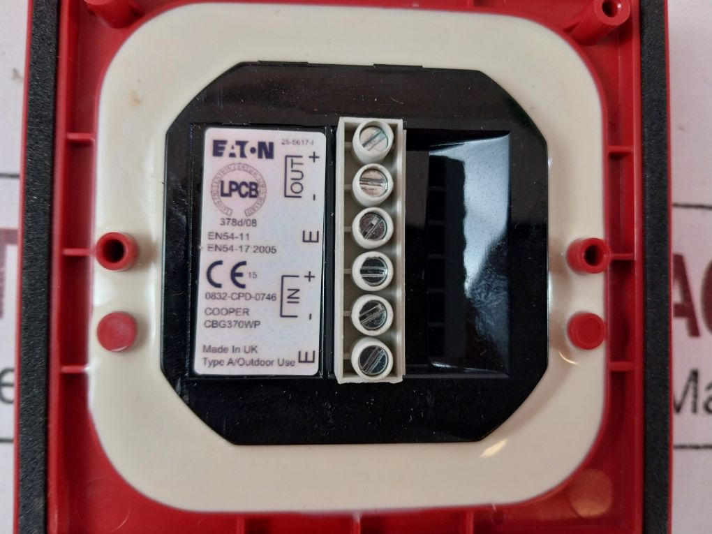 Cooper Cbg370Wp Addressable Call Point Weatherproof