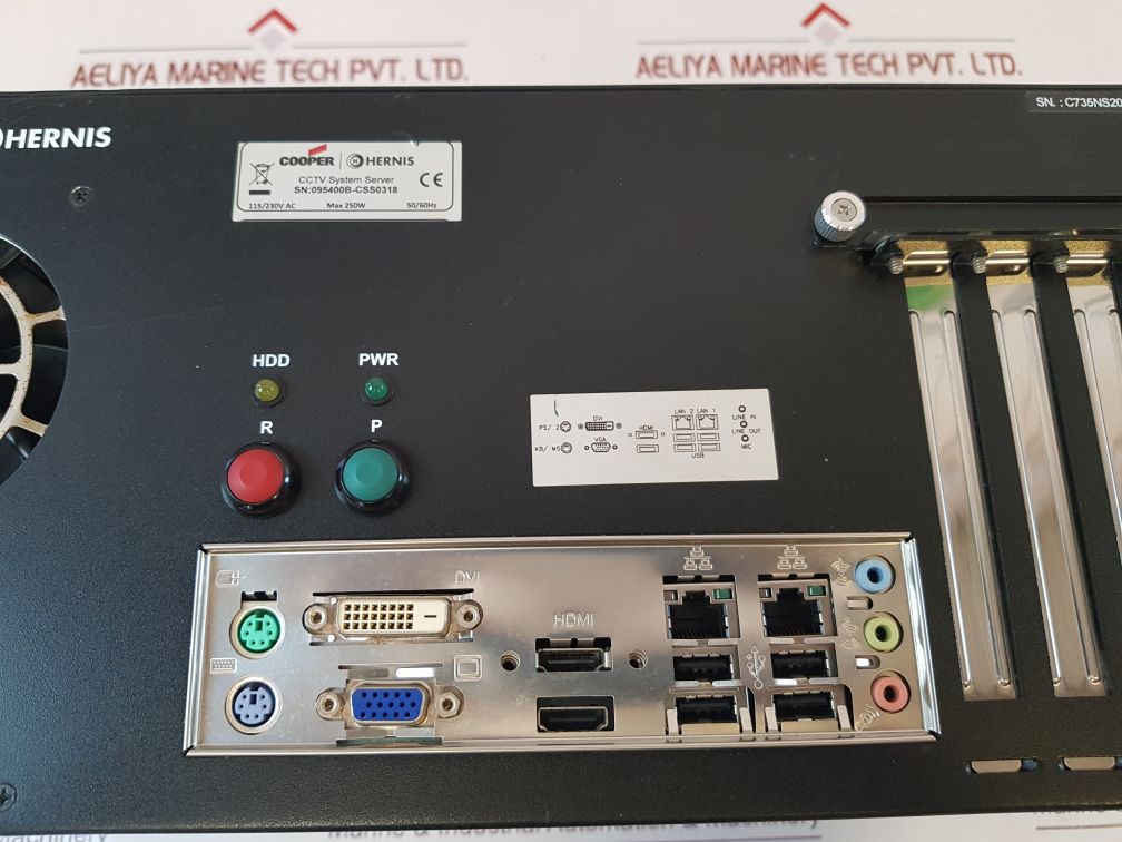 Cooper Hernis 250 Cctv System Server