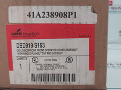 Cooper Dsd919 S153 Explosionproof Cover With Pushbutton And Lockout