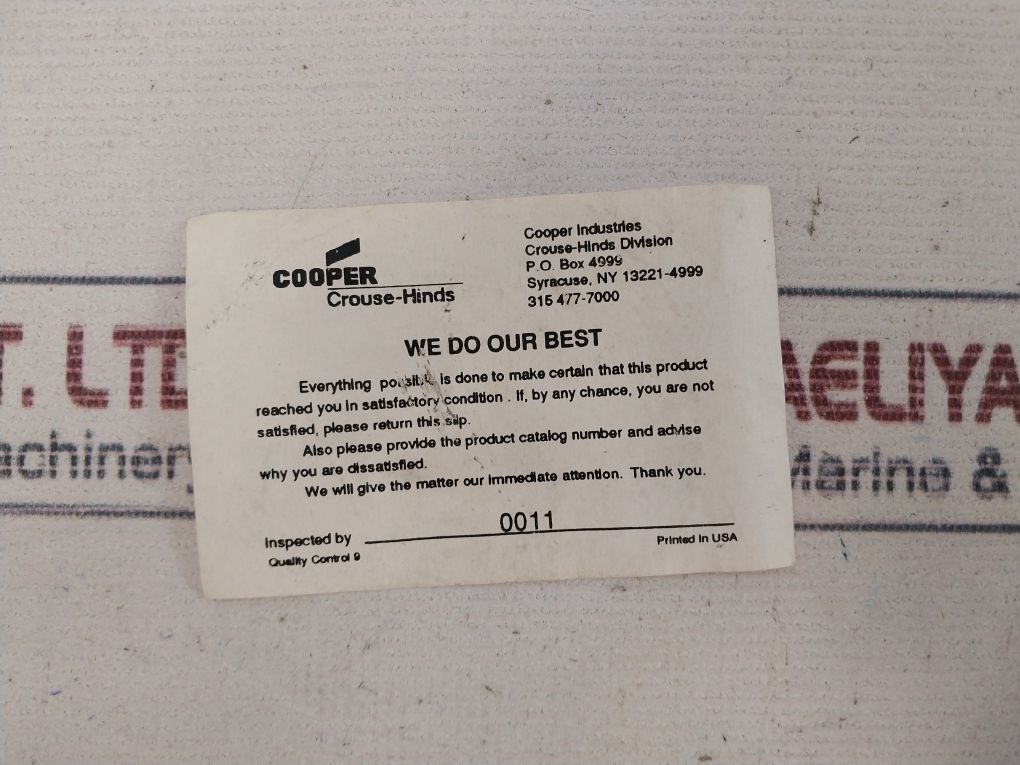 Cooper Gual36 Conduit Outlet Box With Cover