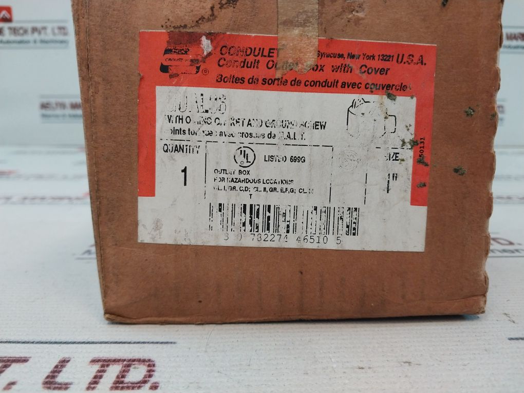 Cooper Gual36 Conduit Outlet Box With Cover