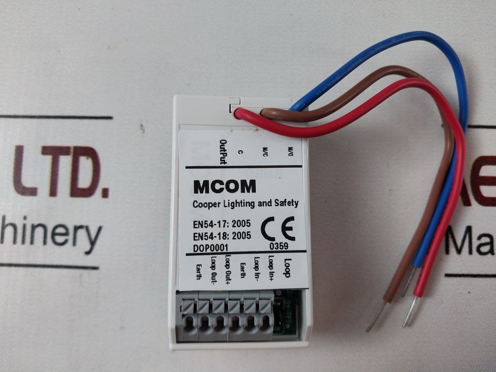 Lot Of 3X Cooper Mcom Dop0001 Single Channel Output Module