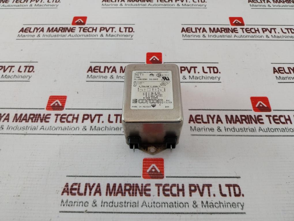 Corcom 3Et1 Emi Filter 3A 120250V 50-60Hz
