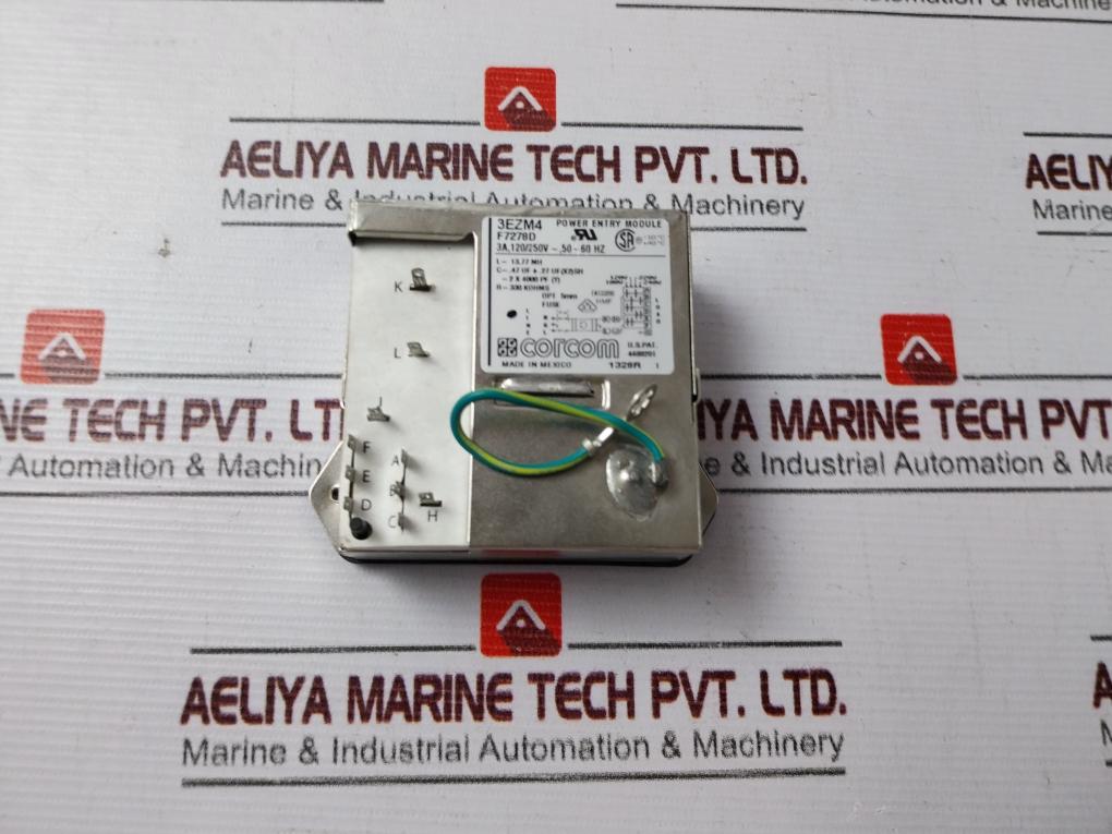 Corcom 3Ezm4 Power Entry Module 3A 120250V~ 50-60Hz
