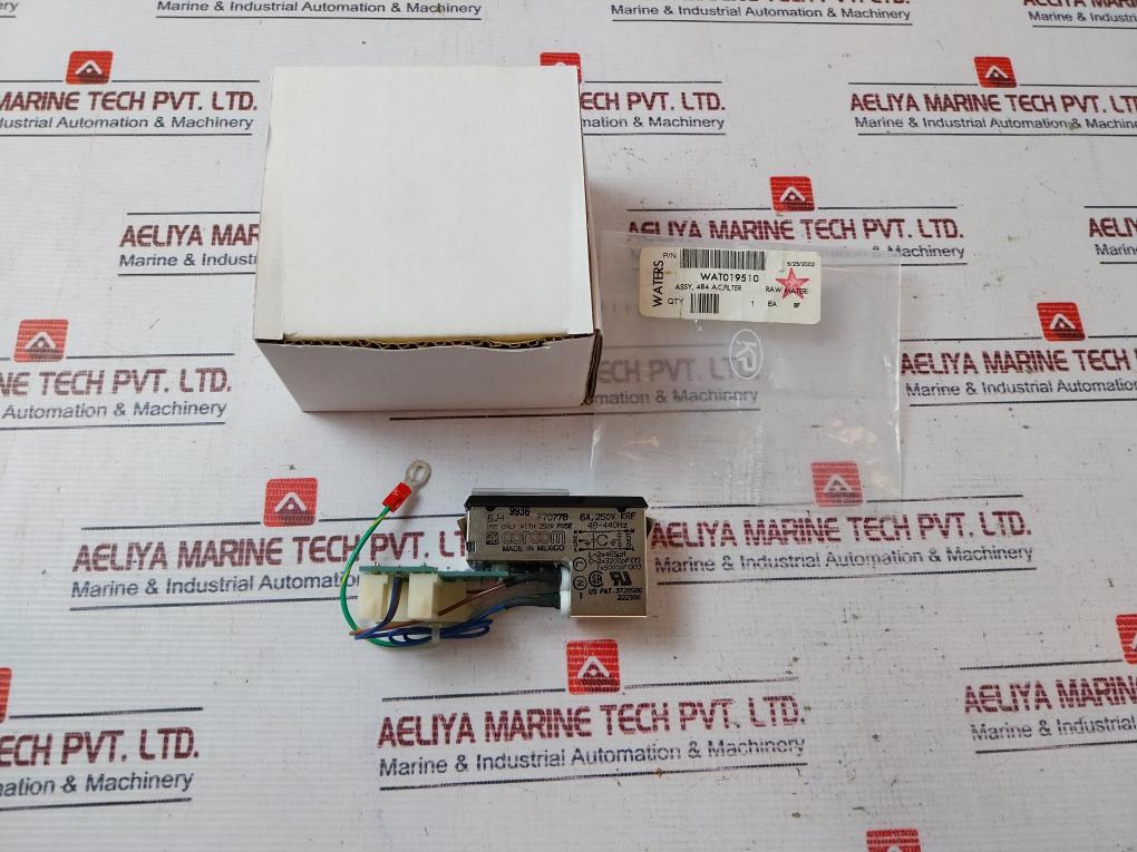 Corcom 6J4 F7077B Power Entry Module 6A 250V
