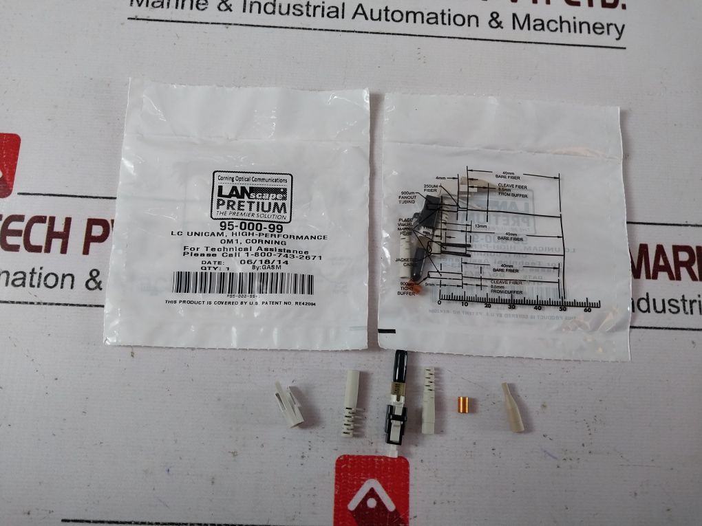 Lot Of 10X Corning 95-000-99 Lc Unicam High-performance Om1 Connector