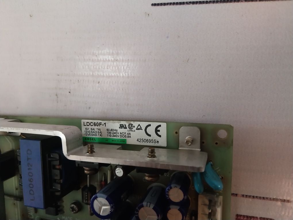 Cosel Ldc60F-1 Library Power Supply Board 12V 50-60Hz