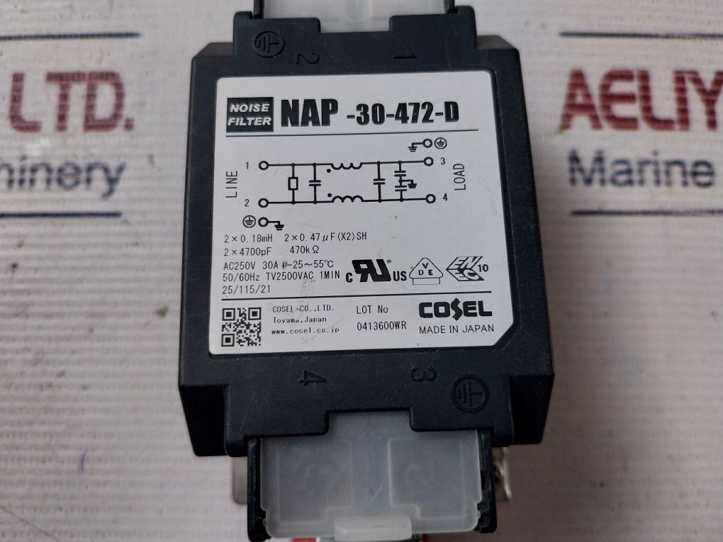 Cosel Nap-30-472-d Noise Filter 470K Ω Ac250V