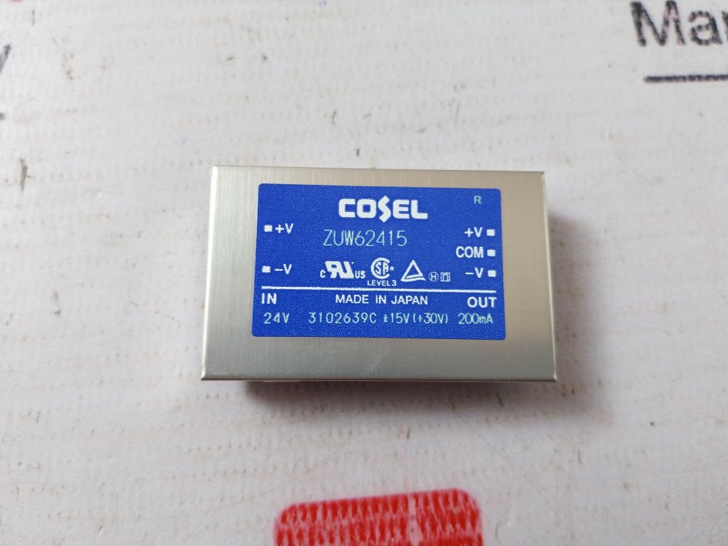 Cosel Zuw62415 Power Supply Module 200Ma