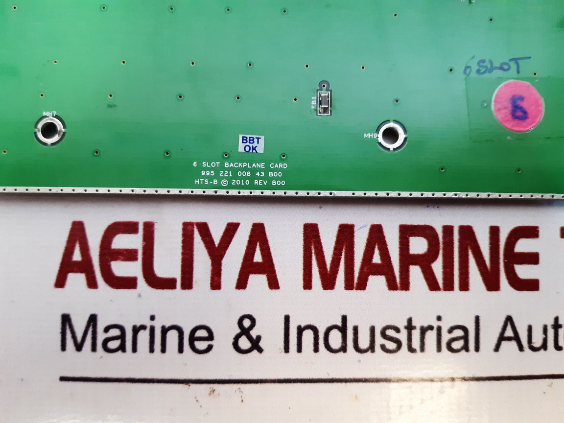 Cpl 995 221 009 42 B00 6 Slot Backplane Card