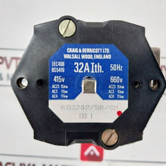 Craig & Derricott R03282/Sr/Gm Rotary Switch 32A