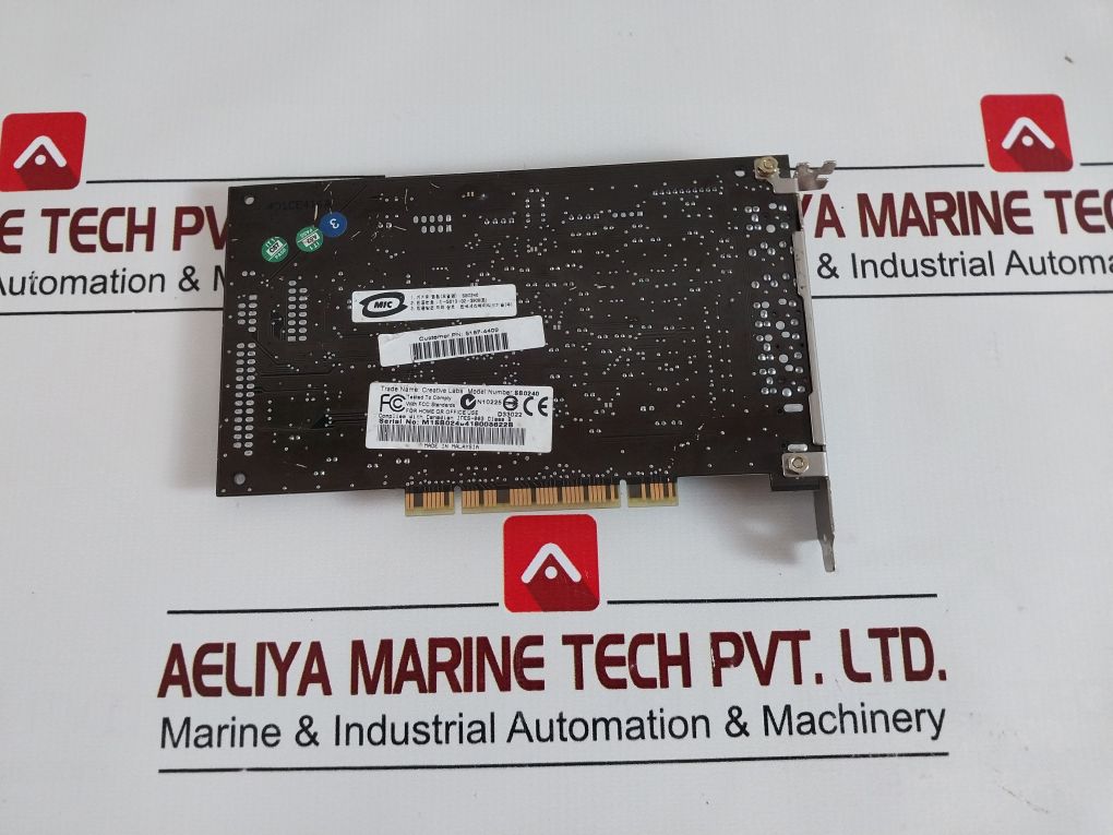 Creative Labs 5187-4409 Sound Blaster Card Sb0240