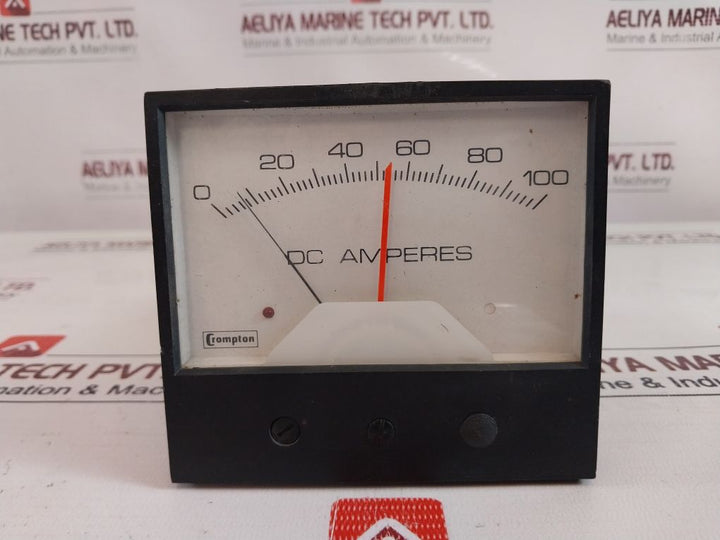 Crompton 0-100 Dc Amperes Meter