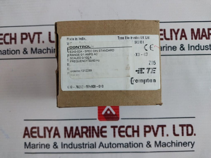 Crompton 0-100A Amphermeter 939.00.00.091