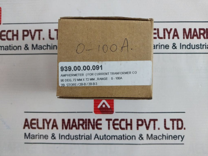 Crompton 0-100A Amphermeter 939.00.00.091