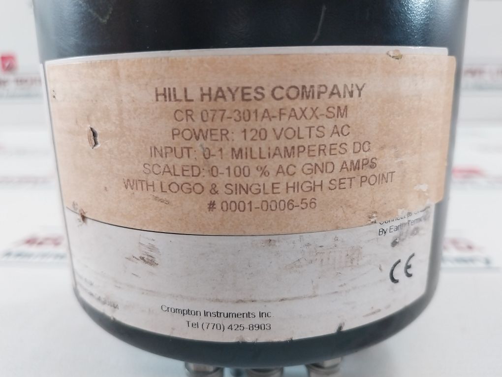 Crompton 0001-0006-56 Meter 120 Volts Ac