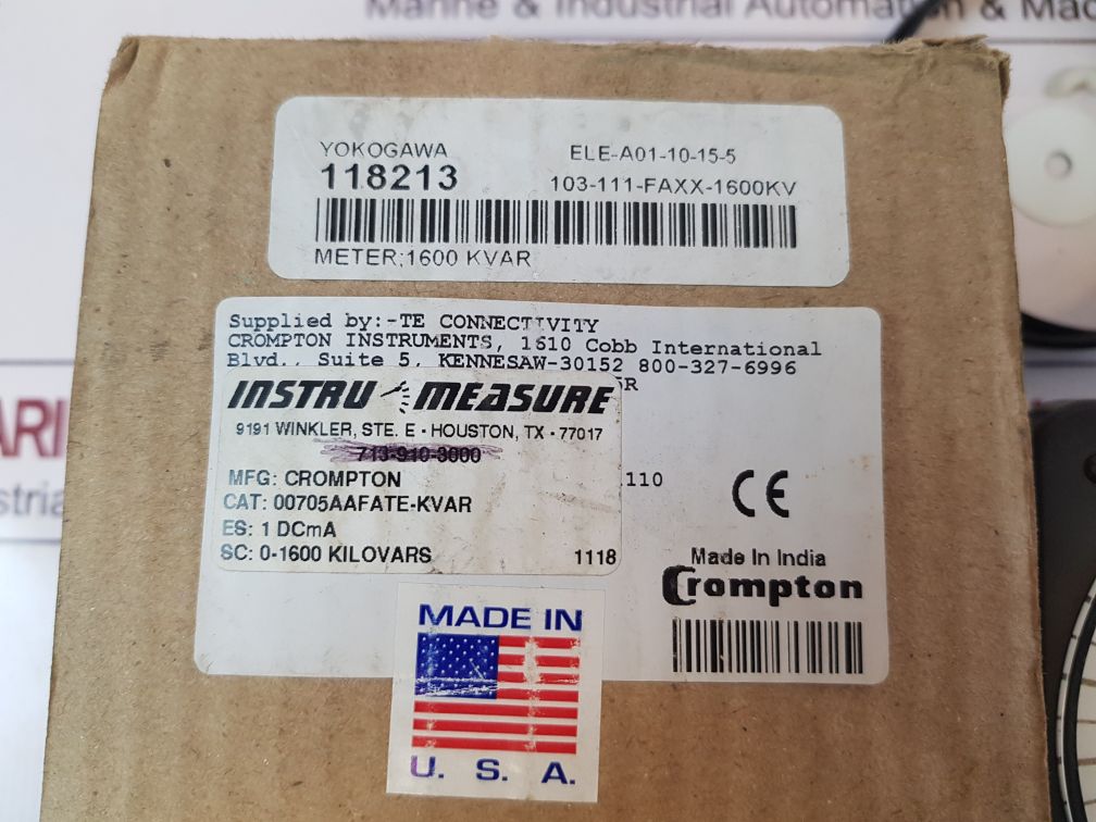 Crompton 00705Aafate-kvar Panel Meter
