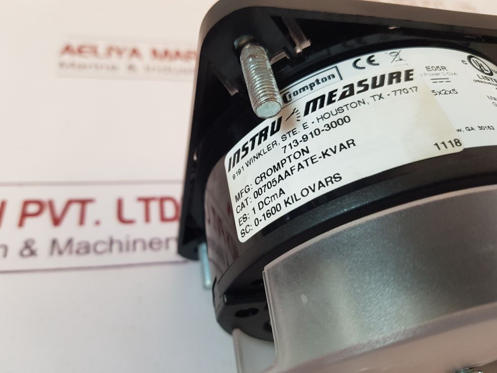 Crompton 00705Aafate-kvar Panel Meter
