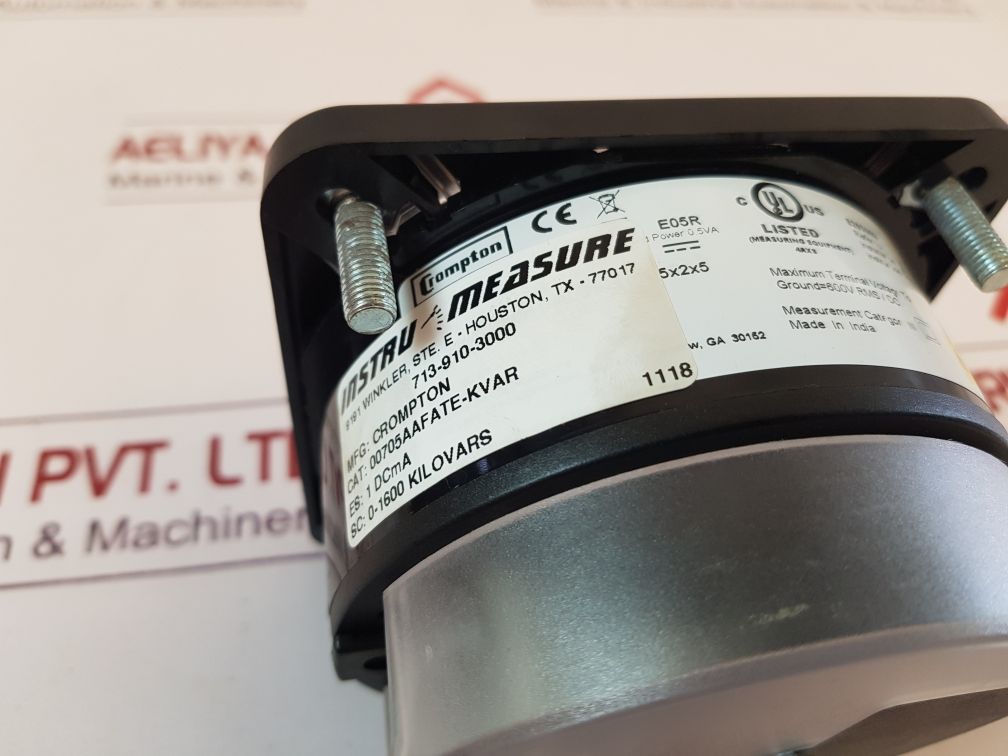 Crompton 00705Aafate-kvar Panel Meter
