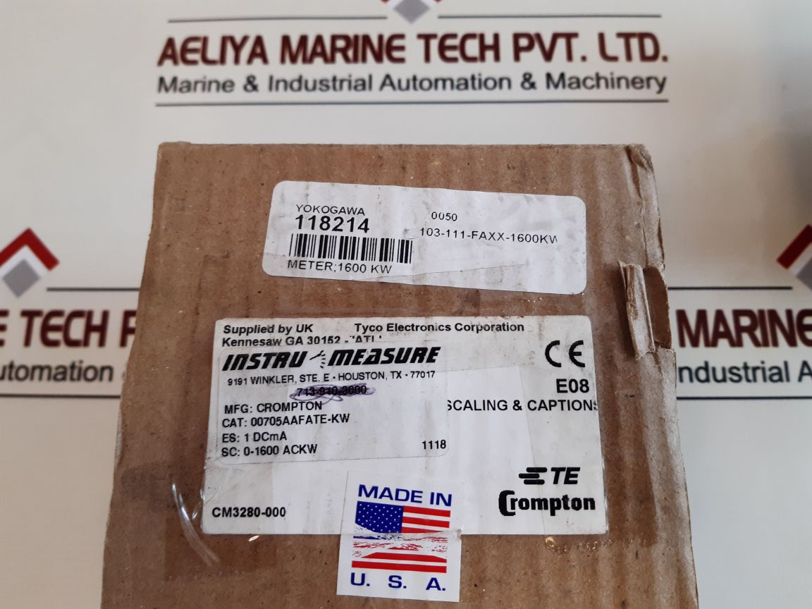 Yokogawa 103-111-faxx-1600Kw Panel Meter