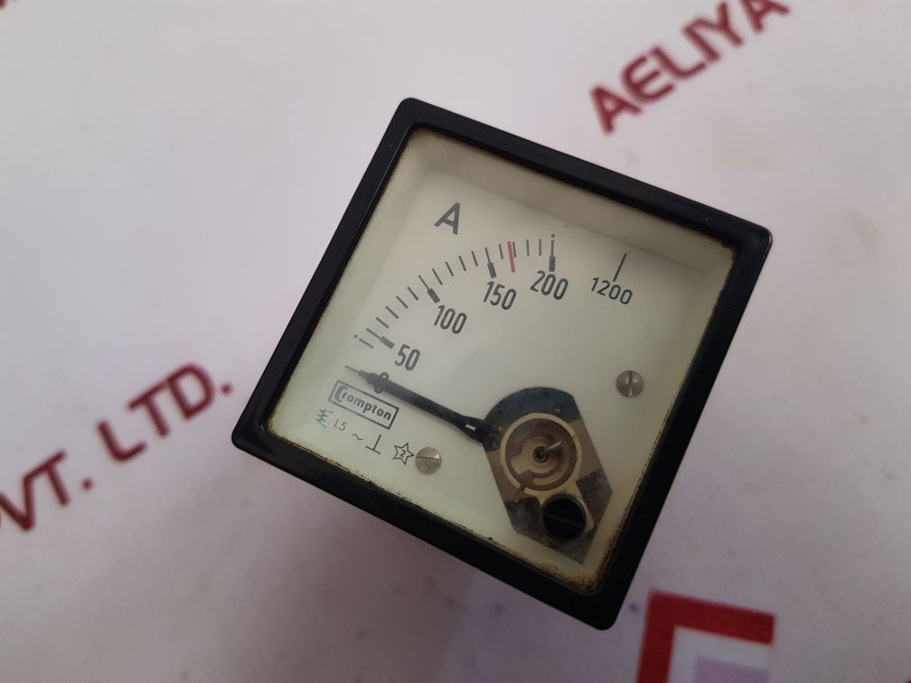 Crompton 242-046-lsrl-c6-sr Ammeter 0/5/30A