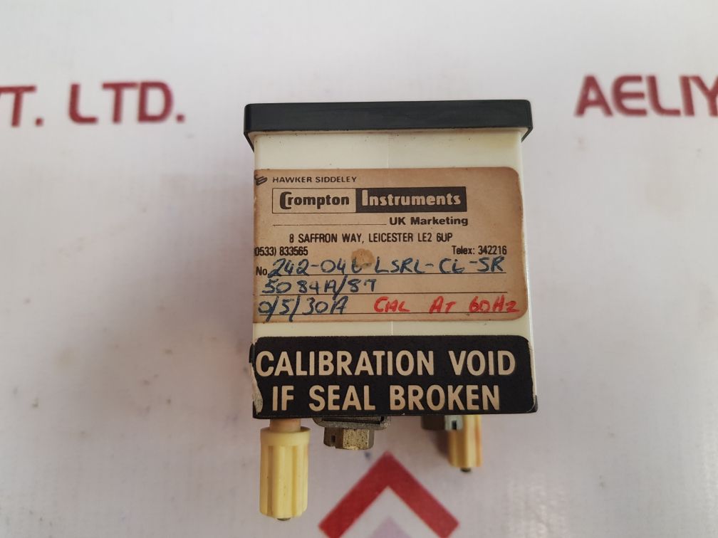 Crompton 242-046-lsrl-c6-sr Ammeter 0/5/30A
