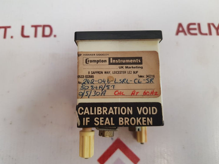 Crompton 242-046-lsrl-c6-sr Ammeter 0/5/30A