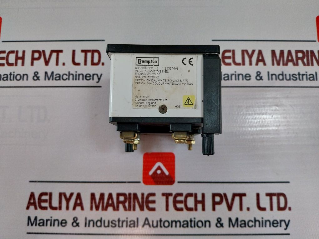 Crompton 243-05Vg-mt**-sb-el Panel Meter 52/68 Hz