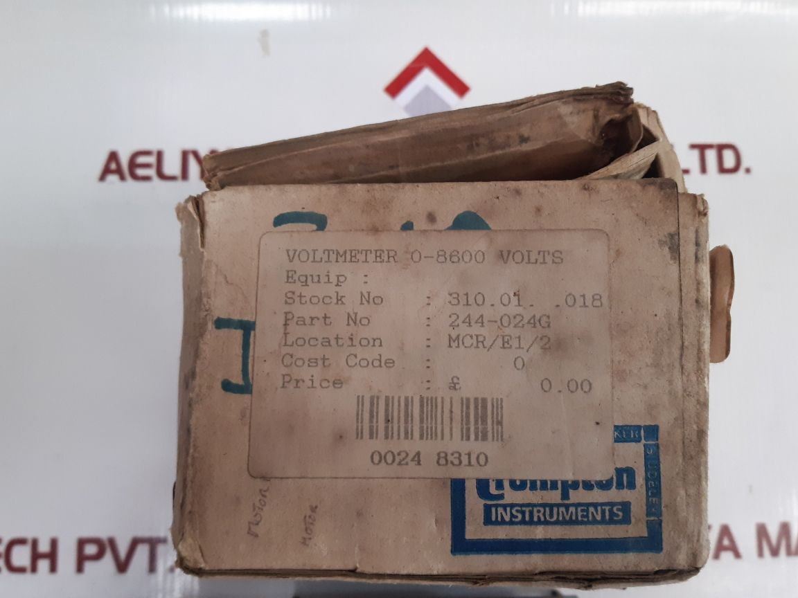 Crompton 244-024G Voltmeter
