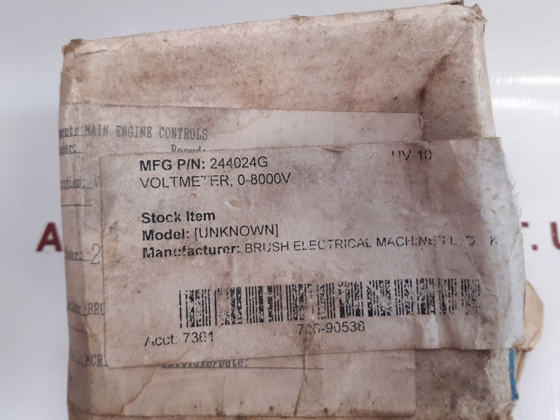 Crompton 244-024G Voltmeter