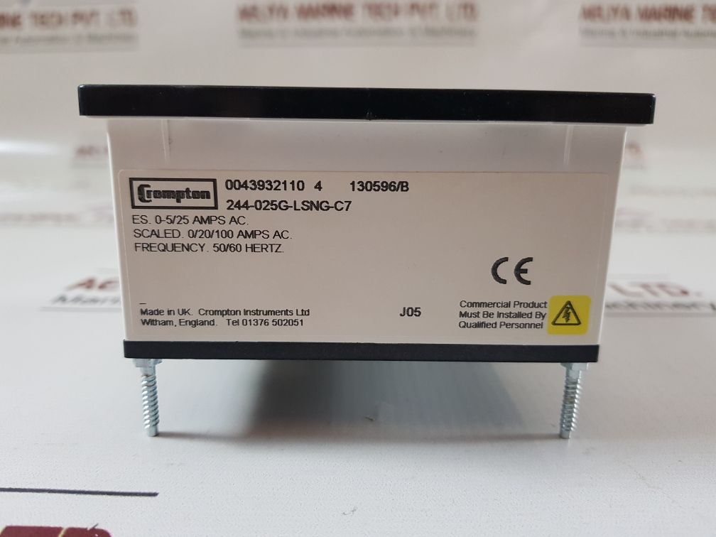 Crompton 244-025g-lsng-c7 ammeter