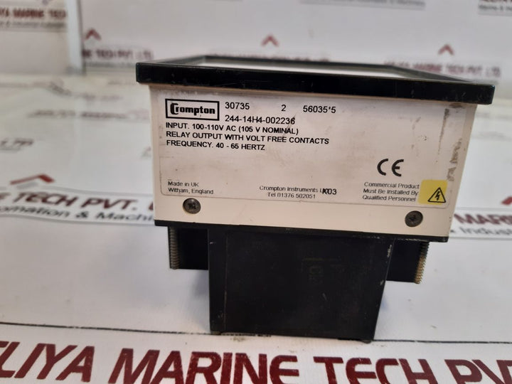 Crompton 244-14H4-002236 Synchro Check Relay
