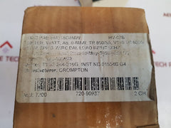 Crompton 244-216G Wattmeter 0-8 Mw 244216G8Mw New