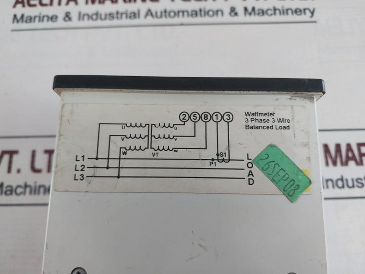 Crompton 244-216G-qq**-cd Wattmeter