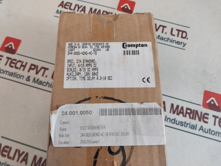 Crompton 244-302G Electronic Meter Relay 120V 60Hz