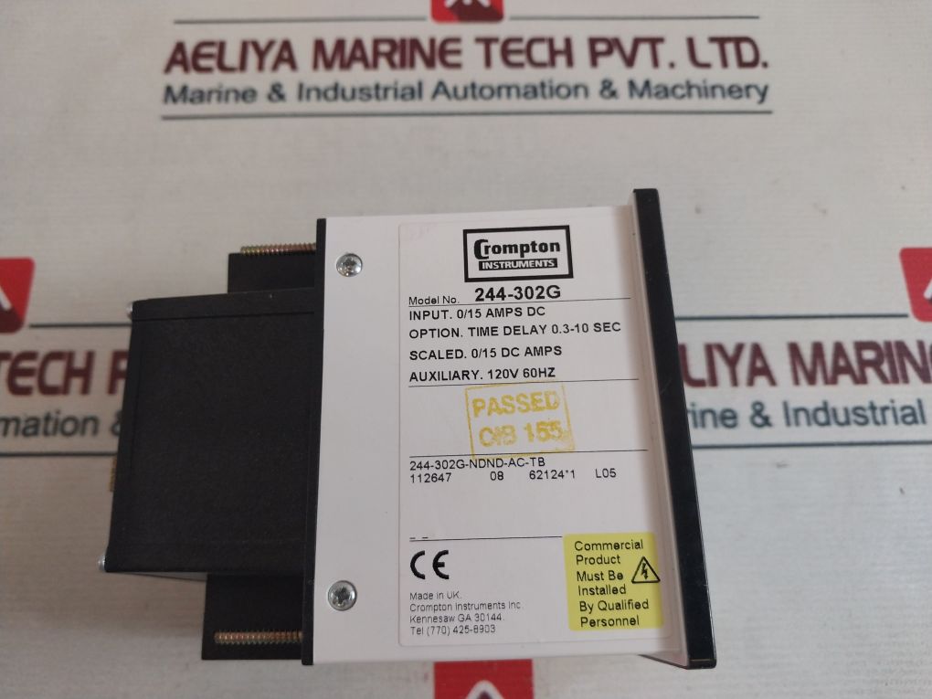 Crompton 244-302G Electronic Meter Relay 120V 60Hz