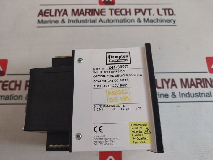 Crompton 244-302G Electronic Meter Relay 120V 60Hz