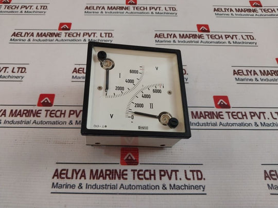 Crompton 244-80Lg-yc**-c6-4T-sr Analog Volmeter 0/106 Volts Ac