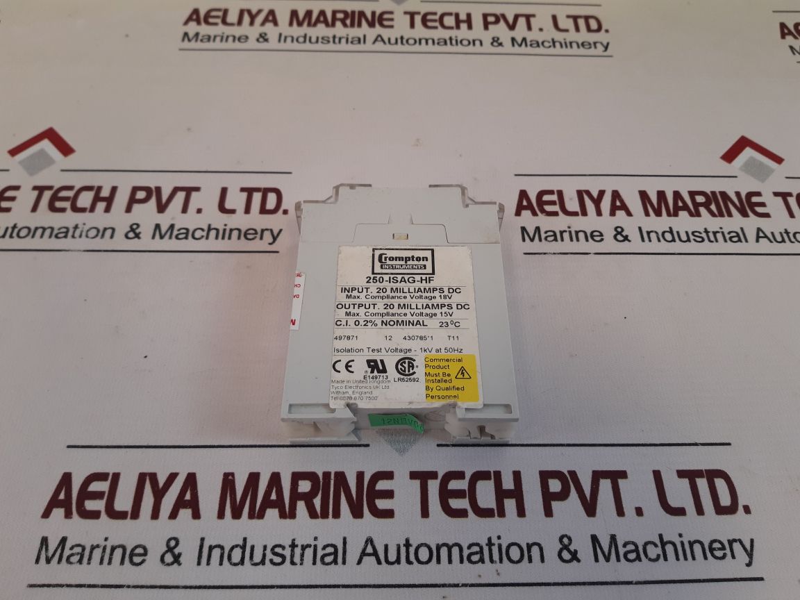 Crompton 250-isag-hf Signal Isolator Trip Relay