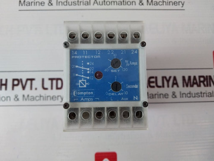 Crompton 252-paou Protector Trip Relay 252-paou-lsbx-c6-dg-d1-ea
