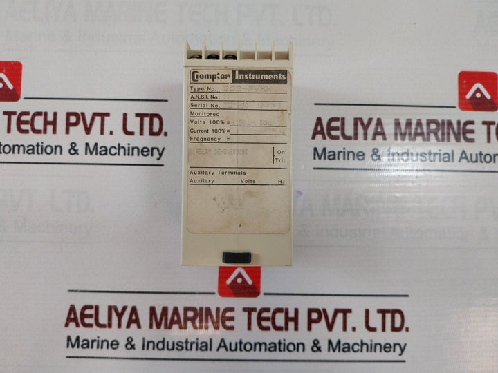 Crompton 252-pvkw Transducer Relay 415V