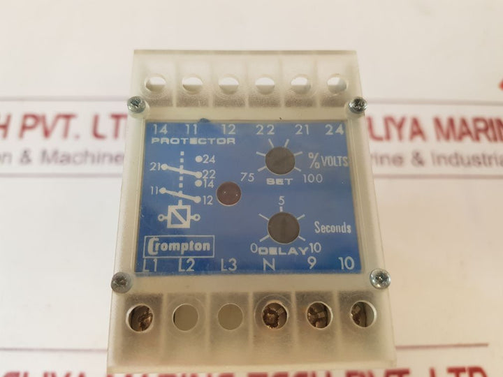 Crompton 252-pvzw Relay On Trip 252-pvzw-zkbx-c6-ea-t1-pm