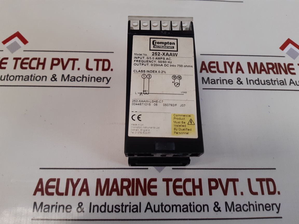 Crompton 252-xaaw Relay