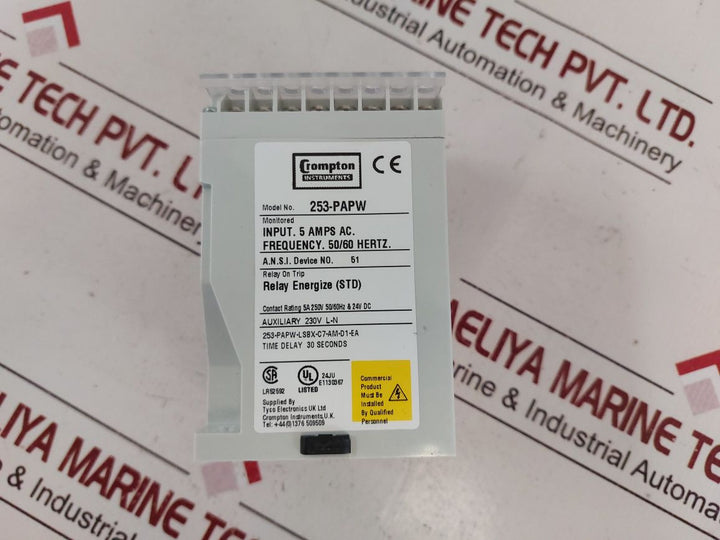 Crompton 253-papw Protector Relay 250V