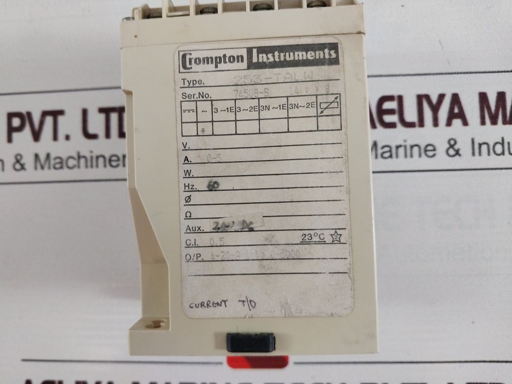 Crompton 253-talw Current Transducer C.L.: 0,5