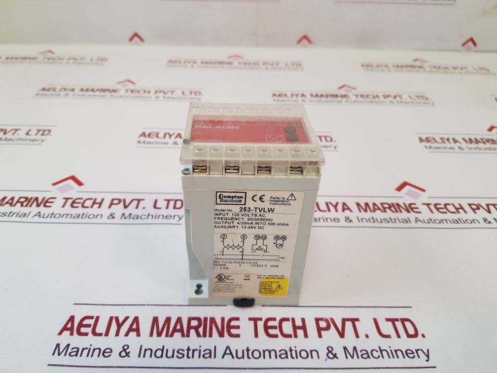 Crompton 253-tvlw Voltage Transducer 253-tvlw-pqhg-cd-a2